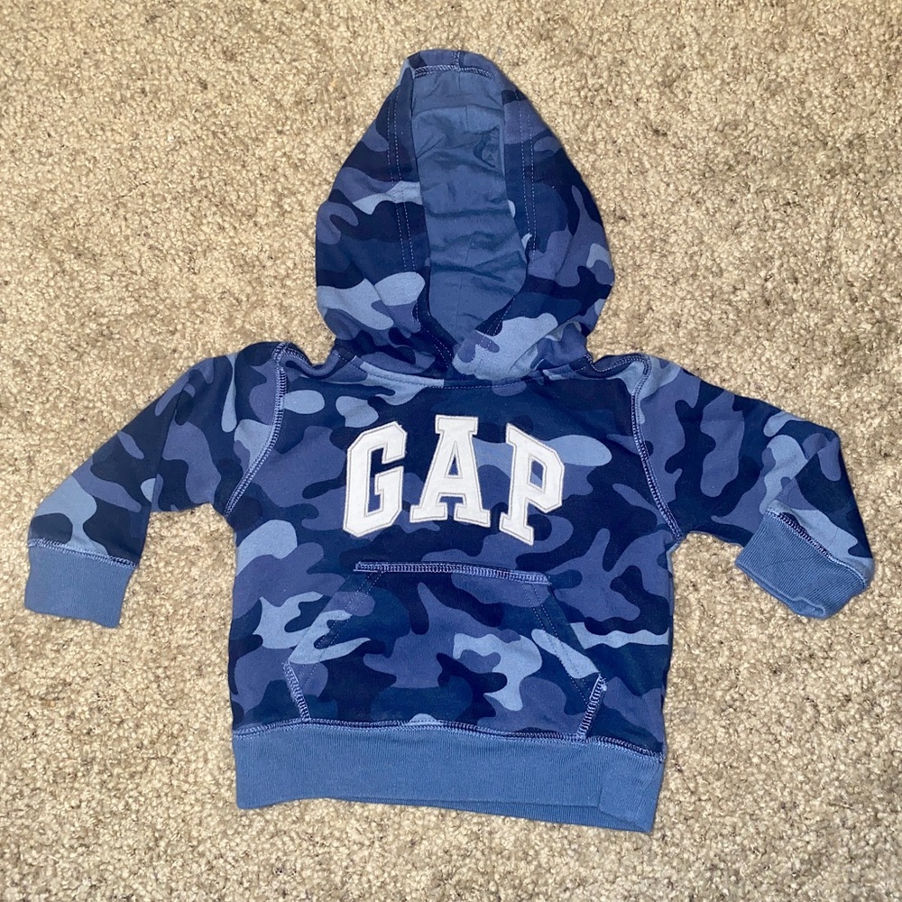 Baby GAP Camo Hoodie Sweatshirt
